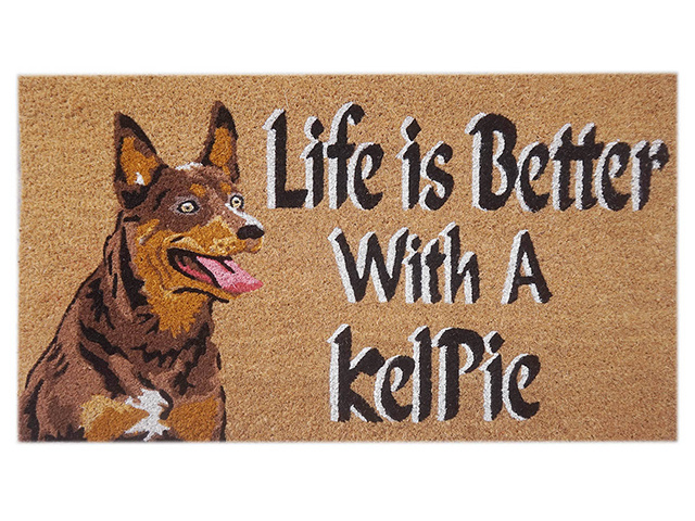 COIR BACKED LIFE KELPIE 45X75CM