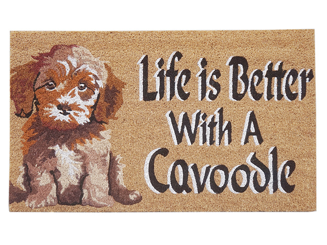 COIR BACKED LIFE CAVOODLE 45X75CM