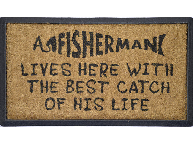 RUBBER COIR CATCH OF HIS LIFE 40X70CM