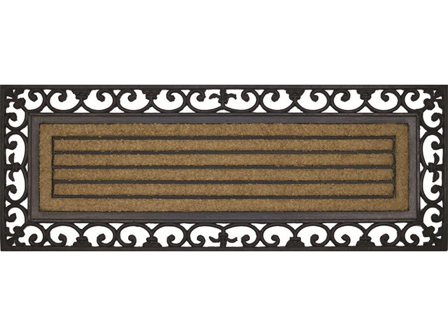 RUBBER AND COIR RIBBED WIDE 45X120CM