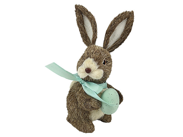 NATURAL BUNNY EGG 22CM X 12CM SOLD QTY4