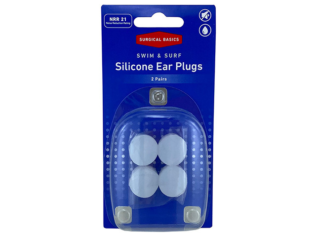 EAR PLUG SWIM AND SURF NRR21 2PAIR