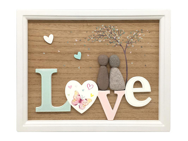 25X20CM LOVE STONE PEOPLE FRAME QTY 2