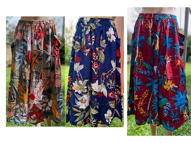 LADIES RAYON SKIRT