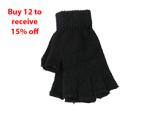 FINGERLESS GLOVES MENS LARGE