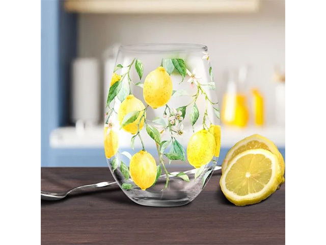 LEMON GROVE STEMLESS GLASS