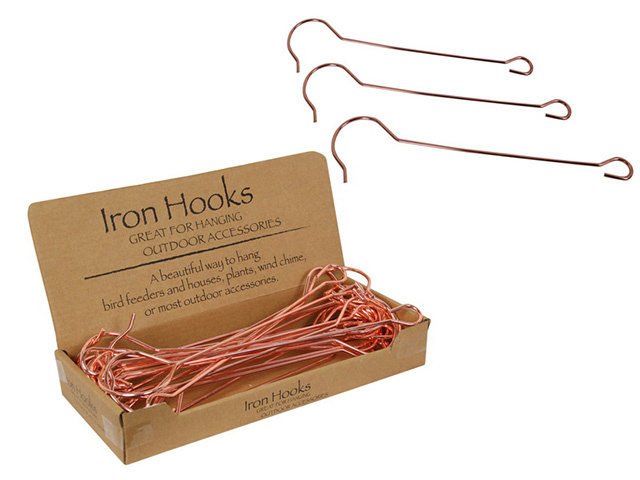 25CM COPPER GARDEN HOOK UN24