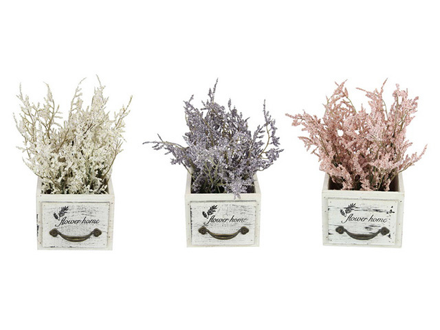 10X12CM POT HOME SWEET HOME DRAWER 3ASST