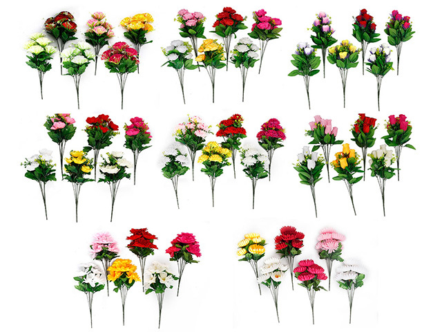 FLOWERS BUCH 7HEAD ASST