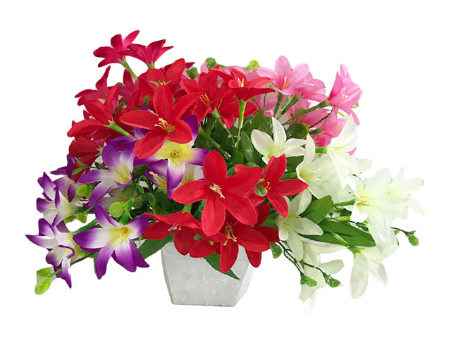 FLOWER BUNCH 15 HEAD ORCHID 6ASST