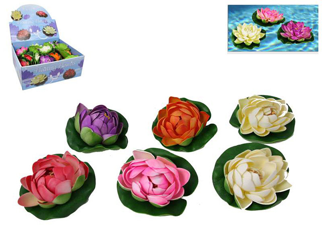 10CM FLOATING FLOWER 5ASS UN36