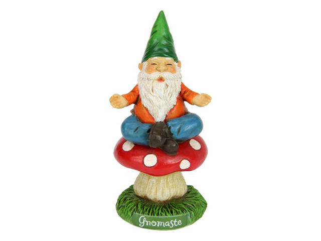 13.5CM GNOMASTE GNOME ON MUSHROOM