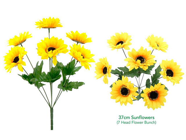 ARTIFICIAL FLOWERS SUN FLOWER 37CM