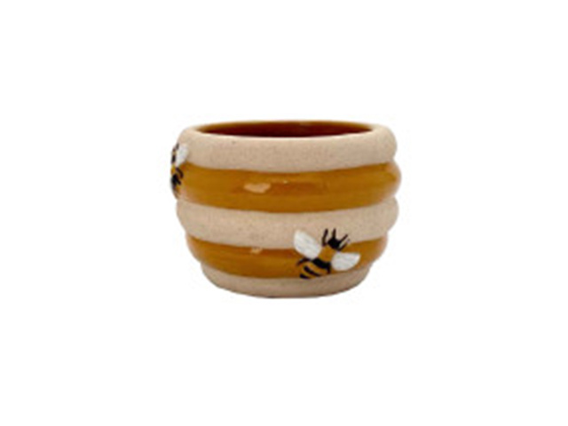 POT W/BEE DECO 8.4X8.3X5.7CM QTY 6