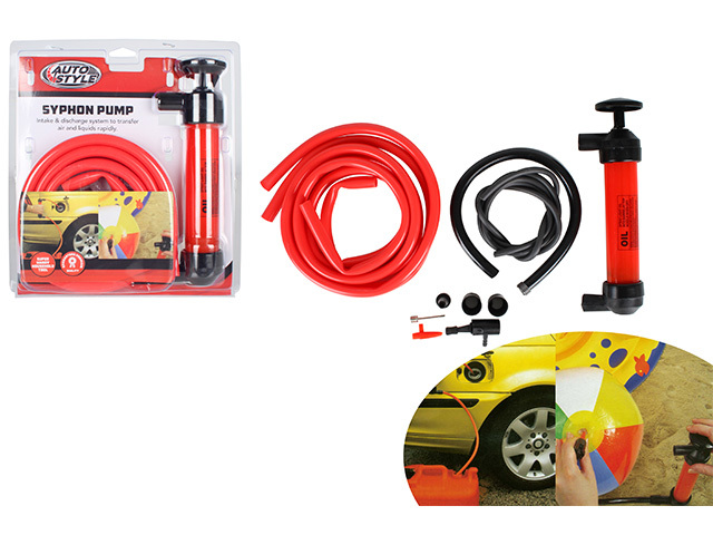 DELUXE SYPHON PUMP INTAKE AND SICHARGE