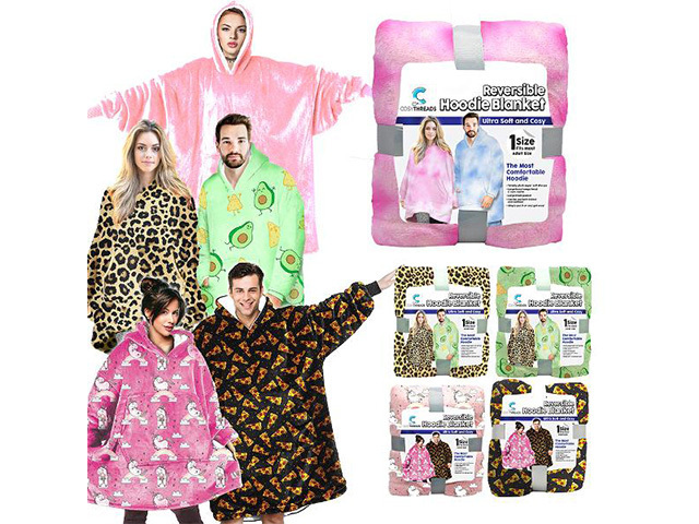 CUDDLE HOODIE ASSORTED SOLD QTY 12