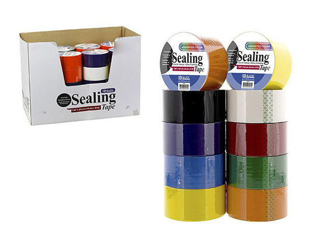 BAZIC PACKING TAPE COLOUR 48MM X 50M SOLD IN UN48