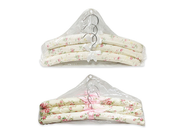CLOTHES HANGER COTTON 3PK 4ASST