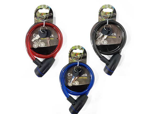 CABLE LOCK WITH 2 KEYS