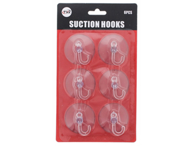 HOOKS SUCTION 6PC