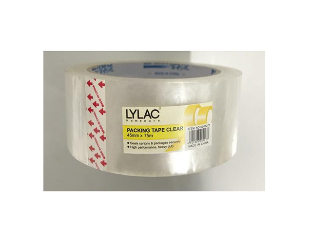 CLEAR TAPE 4.5CMX75M THICKNESS 52UM SOLD QTY6