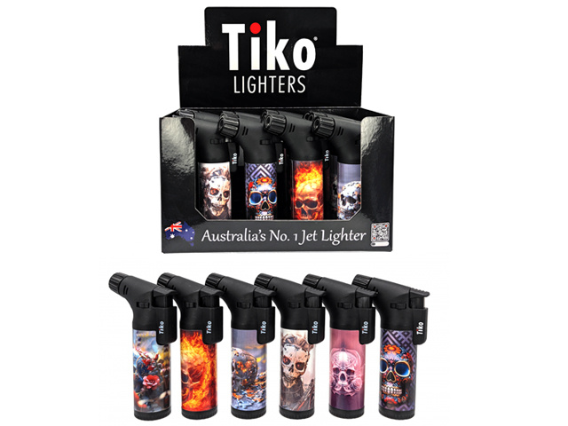 TIKO LIGHTER SKULL JET UN12