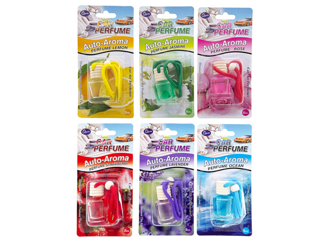 AIR FRESHENER CAR VENT 6 FRAGRANCES SOLD QTY12