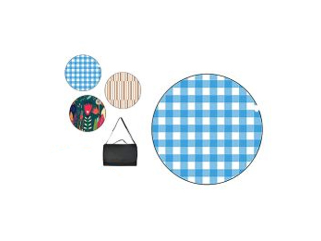 MIDNIGHT GARDEN PICNIC RUG BLUE