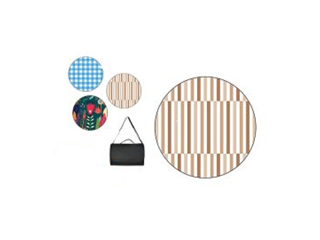 MIDNIGHT GARDEN PICNIC RUG BROWN