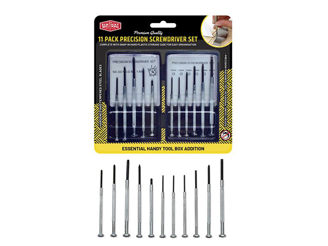 PRECISION SCREWDRIVER SET 11PC