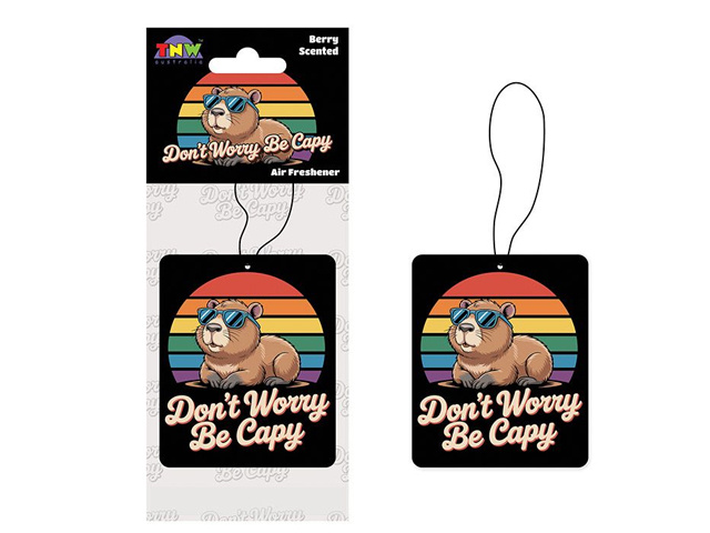 CAPYBARA AIR FRESHENER BERRY SOLD QTY 12