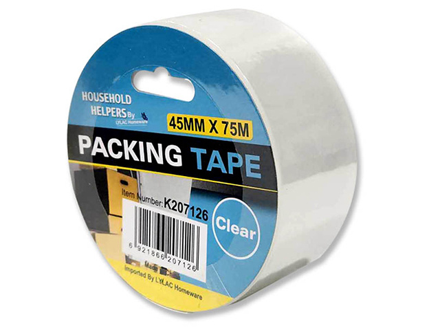 CLEAR PACKING TAPE 45MMX75M