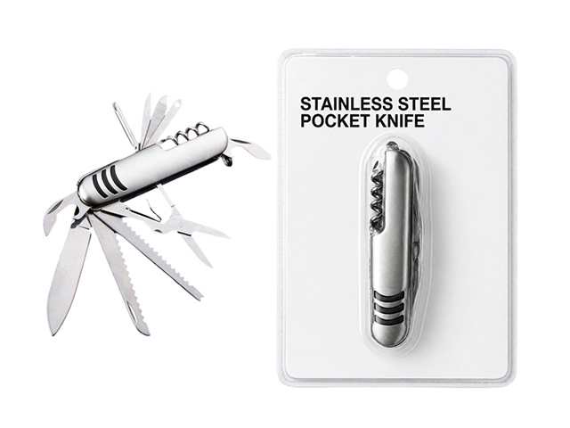 CAMPING POCKET KNIFE STAINLESS STEEL
