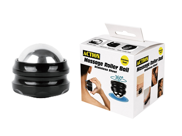 MASSAGE ROLLER BALL STAINLESS STEEL
