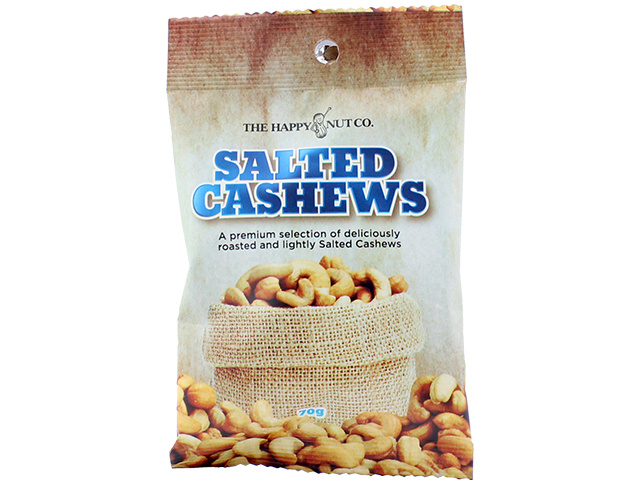 HAPPY NUT ROASTED SALTED CASHEW 70G