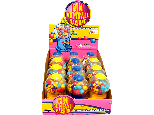MINI GUM BALL MACHINE  40G UN12