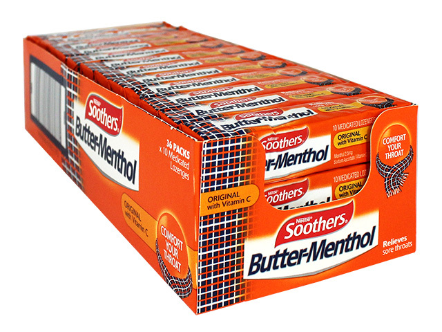 NESTLE SOOTHERS BUTTER MENTHOL STICK UN36
