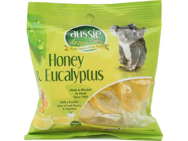 AUSSIE DROPS HONEY AND EUCALYPTUS 50G UN10