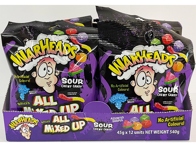 WARHEADS ALL MIXED UP 45G UN12