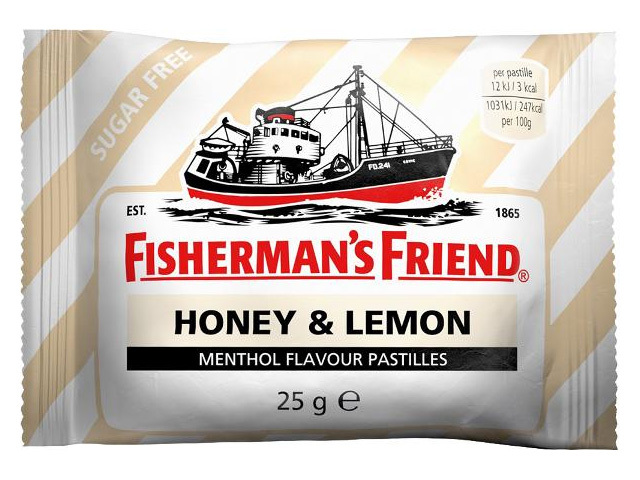 FISHERMANS FRIEND HONEY LEMON 25G UN12