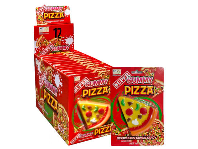 PIZZA GUMMY 150G UN12
