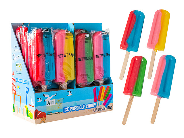 ICE POPSICLE CANDY 58G UN24