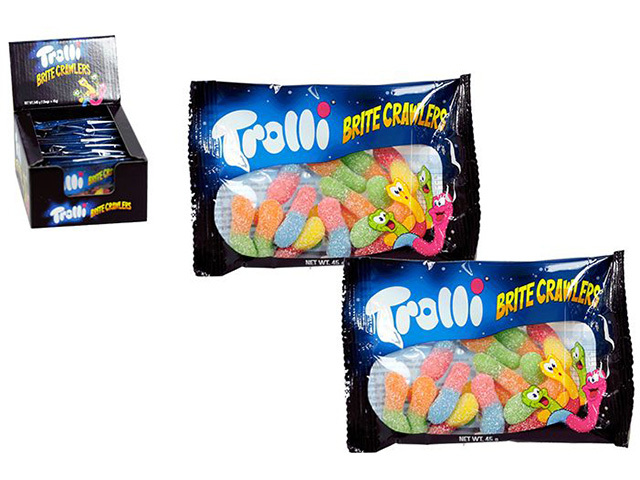 TROLLI SOUR BRITECRAWLERS 45G UN12