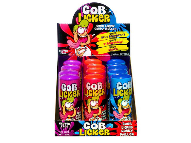 GOBLICKER BLUE RASPBERRY &amp; GRAPE 60G UN12