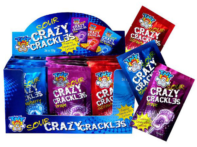TNT SOUR CRAZY CRACKLE 10G UN36