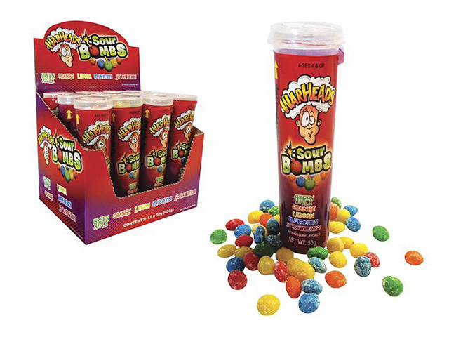 WARHEADS SOUR BOMBS 50G UN12