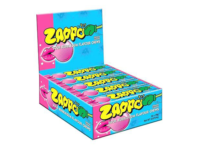 ZAPPO BUBBLEGUM FLAVOUR 29G UN30