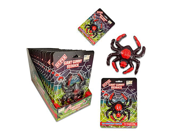 GIANT REDBACK SPIDER GUMMY 100G UN18