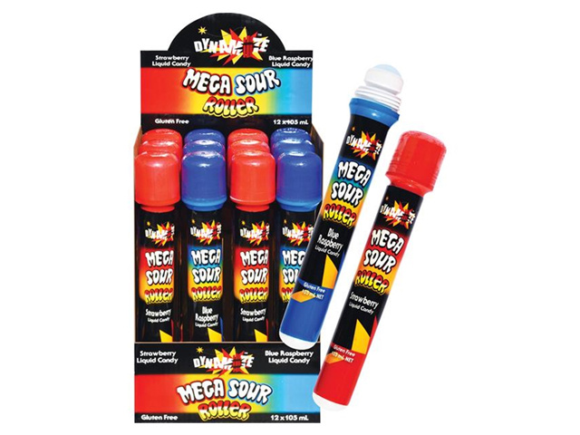 DYNAMITE MEGA CANDY SOUR ROLLER 105ML UN12