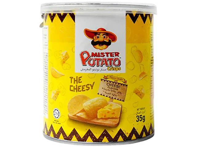 MISTER POTATO CRISPS CHEESY 35G UN20